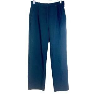 Abercrombie & Fitch AF Sloane Tailored Wide Leg Pant Black Dress Pants Size 28 6